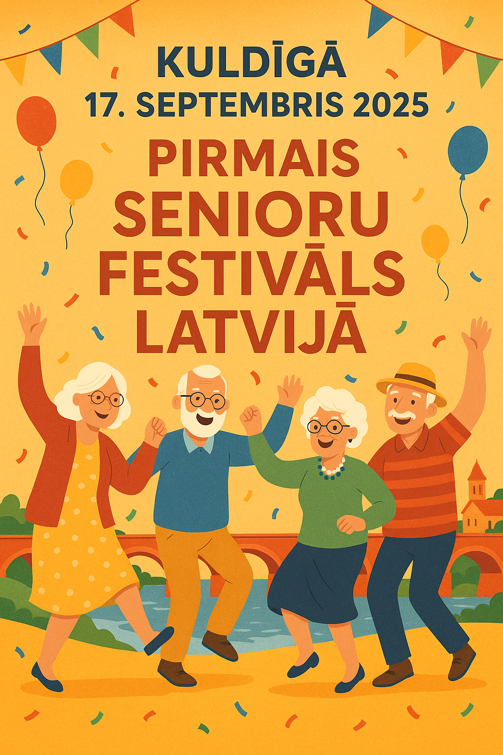 Kuldīgā notiks pirmais Senioru festivāls Latvijā