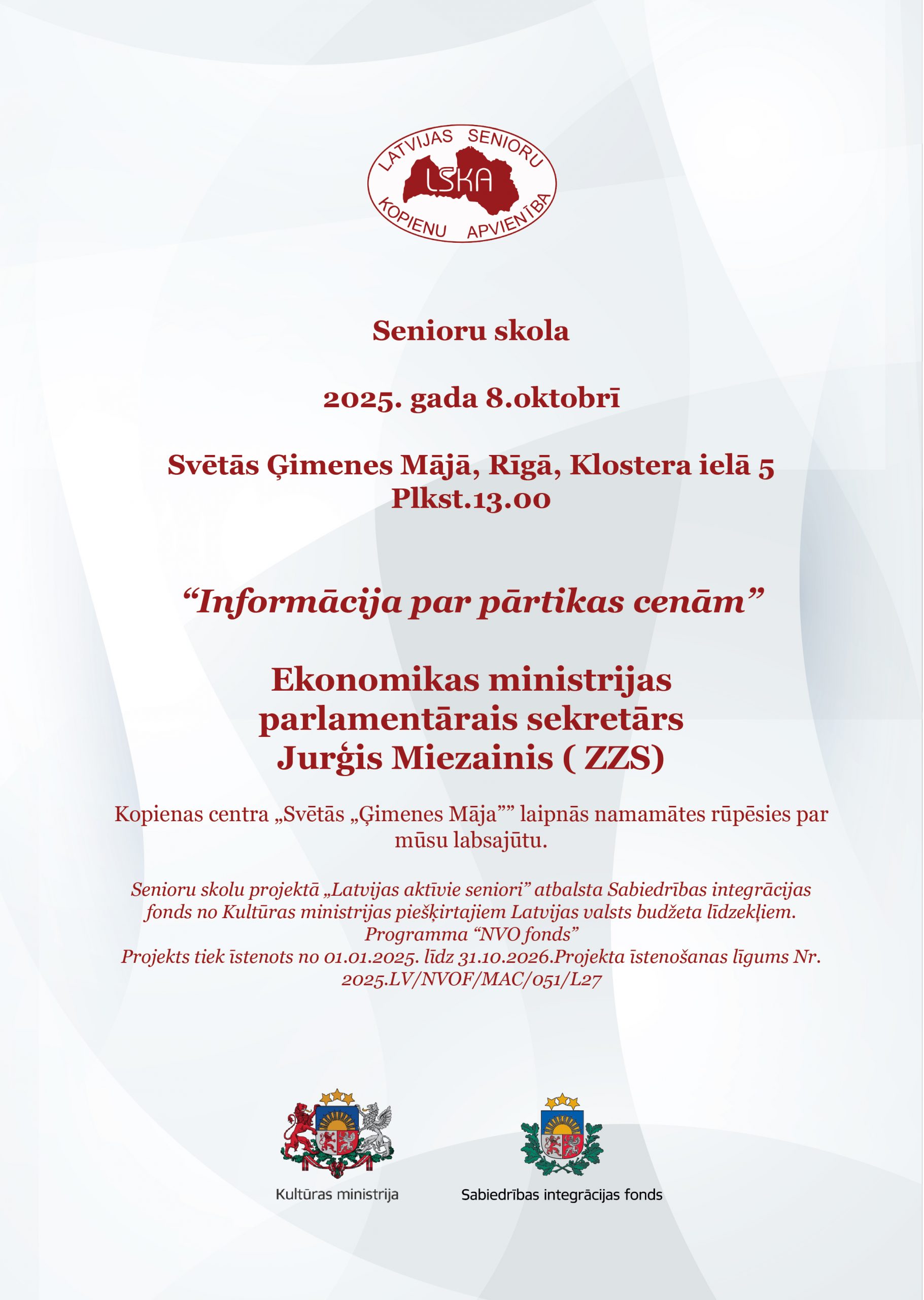 Informācija par pārtikas cenām