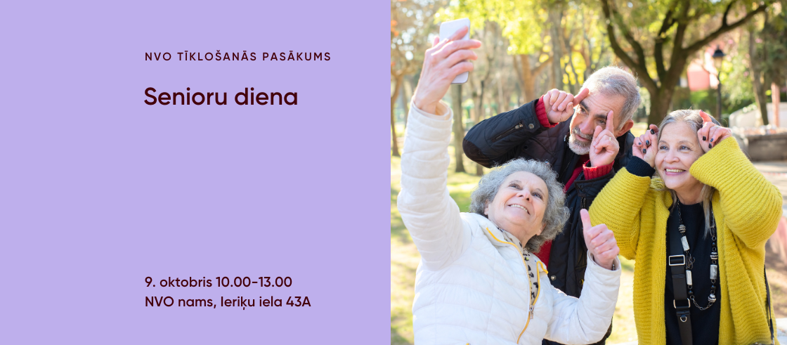 NVO nams aicina uz tīklošanās pasākumu “Senioru diena”