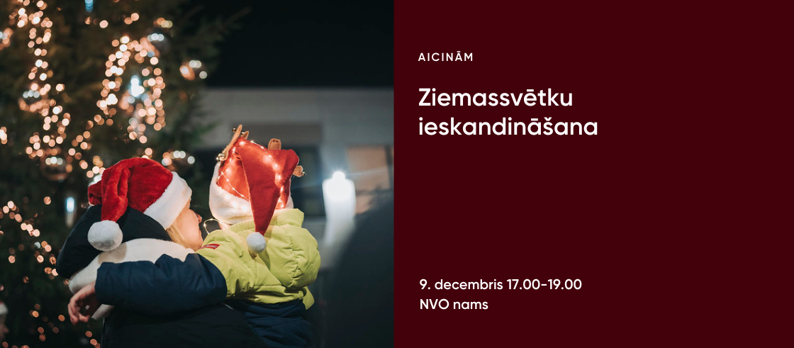 Ielūdzam uz Ziemassvētku ieskandināšanas pasākumu NVO namā