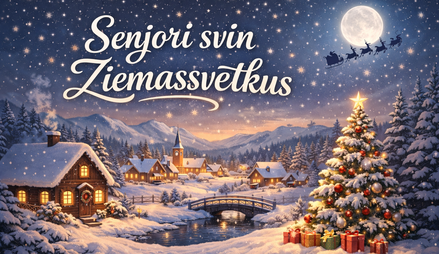 Seniori svin Ziemassvētkus. Tikšanās ar labklājības ministru.