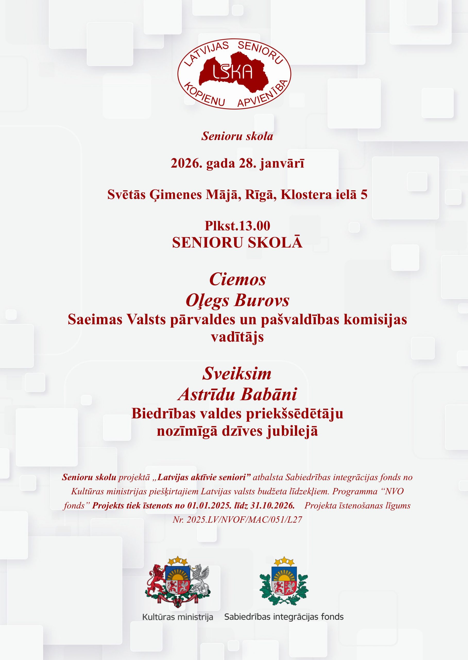 Tikšanās ar Oļegu Burovu Saeimas Valsts pārvaldes un pašvaldības komisijas vadītāju