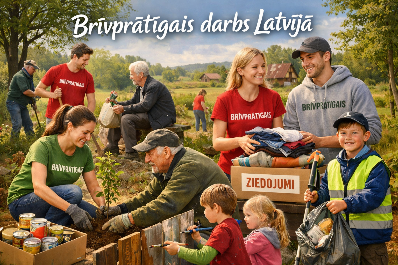 Brīvprātīgais darbs Latvijā
