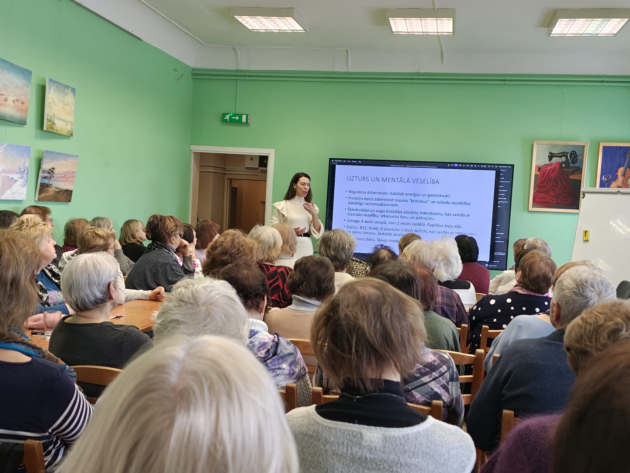 Kuldīgas Senioru skolā izglītojoša, interaktīva nodarbība