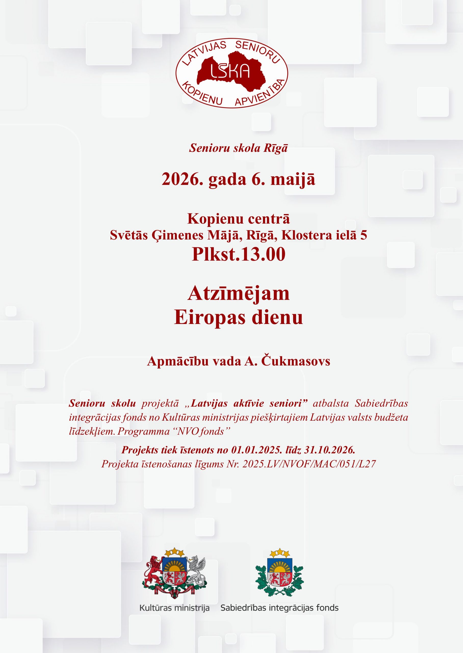 Svinam Eiropas dienu