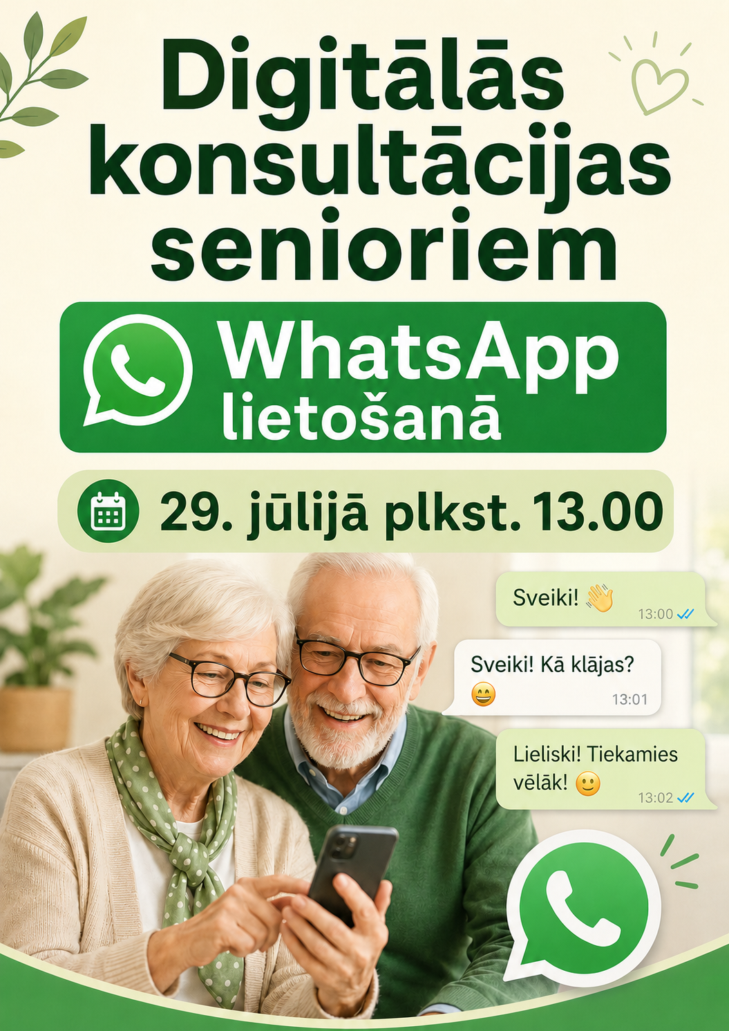 WhatsApp lietpšana